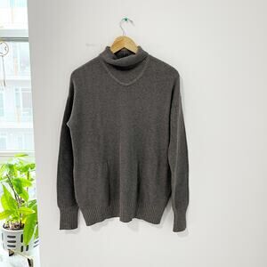 Lululemon Cozy Calling Gray Ribbed Turtleneck Sweater Size Small